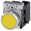Siemens Tlačítkový spínač, řada: SIRIUS ACT 3SU11 IP66, IP67, IP69K SPST Montáž do panelu 22 mm Žlutá