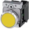 Siemens Tlačítkový spínač, řada: SIRIUS ACT 3SU11 IP66, IP67, IP69K SPST Montáž do panelu 22 mm Žlutá
