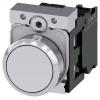 Siemens Tlačítkový spínač, řada: SIRIUS ACT 3SU11 IP66, IP67, IP69K SPST Montáž do panelu 22 mm Bílá