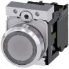 Siemens Tlačítkový spínač, řada: SIRIUS ACT 3SU11 IP66, IP67, IP69K SPST Montáž do panelu Osvětlené 22 mm Čirá 24 V