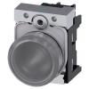 Siemens Indikátor, řada: SIRIUS ACT 3SU11 Montáž do panelu LED Čirá, průměr výřezu: 22 mm IP67, IP66, IP20, IP69 Kulatý