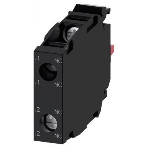 Siemens Blok kontaktů, řada: SIRIUS ACT 3SU14 Blok kontaktů 2 NC 500V ac/dc Šroub