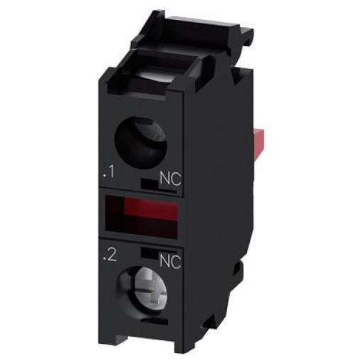 Siemens Blok kontaktů, řada: SIRIUS ACT 3SU14 Blok kontaktů 1 NC 500V ac/dc Šroub