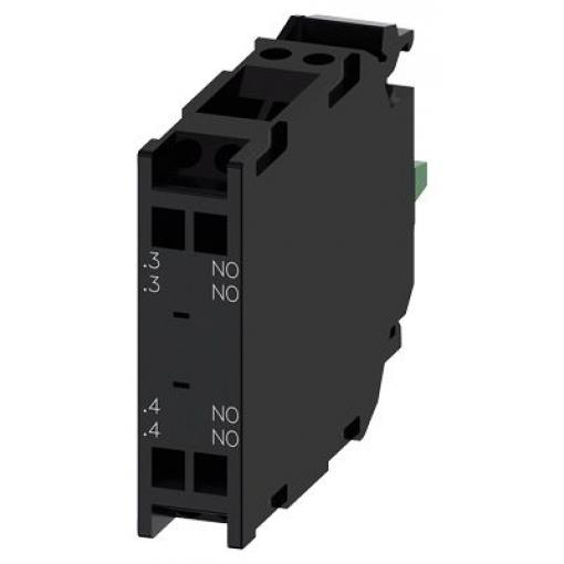 Siemens Blok kontaktů, řada: SIRIUS ACT 3SU14 Blok kontaktů 2 NO 500V ac/dc S pružinou
