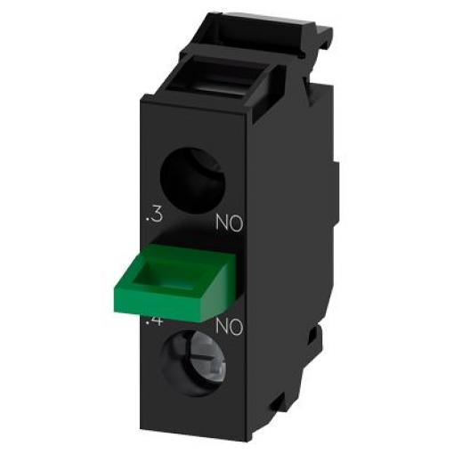Siemens Blok kontaktů, řada: SIRIUS ACT 3SU14 Blok kontaktů 1 NO 500V ac/dc Šroub