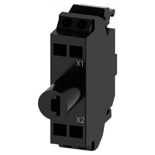 Siemens Blok světel, řada: SIRIUS ACT 3SU14 Blok světel 24V ac/dc S pružinou barva Bílá LED