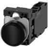 Siemens Tlačítkový spínač, řada: SIRIUS ACT 3SU11 IP66, IP67, IP69K SPDT Montáž do panelu 22 mm Černá