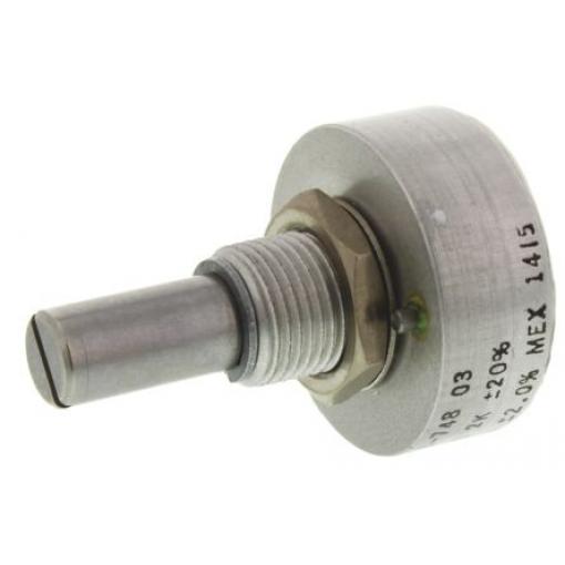Potenciometr, průměr hřídele: 6.35 mm 1otáčkový, řada: 157 2 kΩ 20 % 1 W 157B202MX9001 Rotační, Montáž do panelu 1