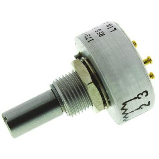 Potenciometr, průměr hřídele: 6.35 mm 1otáčkový, řada: 157 5 kΩ 20 % 1 W 157B502MX9001 Rotační, Montáž do panelu 1