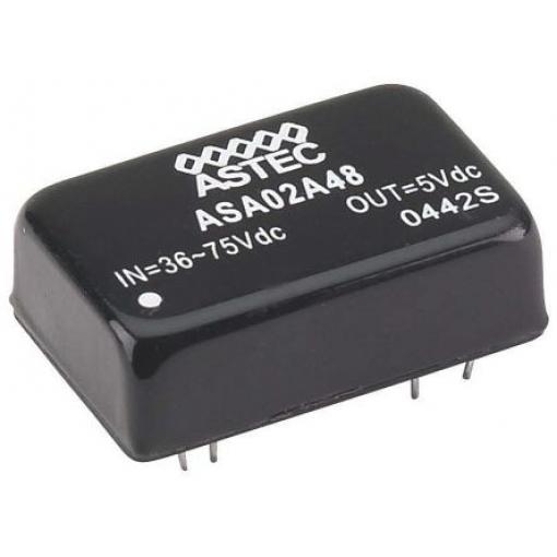 Artesyn / Advanced Energy Měnič DC/DC ASA, výstup: 3.3 V dc 1.5 kV dc, Vin 36V dc 3 A, Vin 18V 10 W -40 °C 60 °C