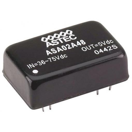 Artesyn / Advanced Energy Měnič DC/DC ASA, výstup: 5 V dc 1.5 kV dc, Vin 36V dc 2 A, Vin 18V 10 W -40 °C 60 °C Průchozí