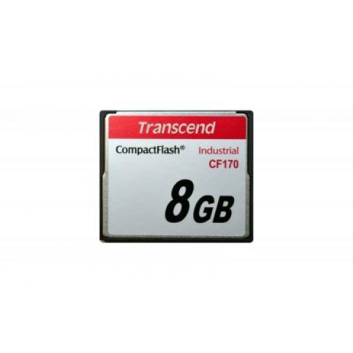 Karta Compact Flash Compact Flash Transcend 8 GB Průmyslová třída, model: CF170 MLC 85 °C -25 °C