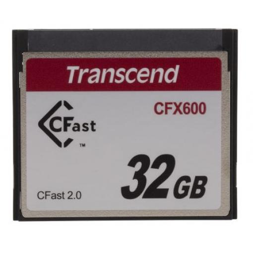 Paměťová karta Compact Flash CFast 32 GB Transcend Ano, model: CFX600 MLC -5 → +70°C