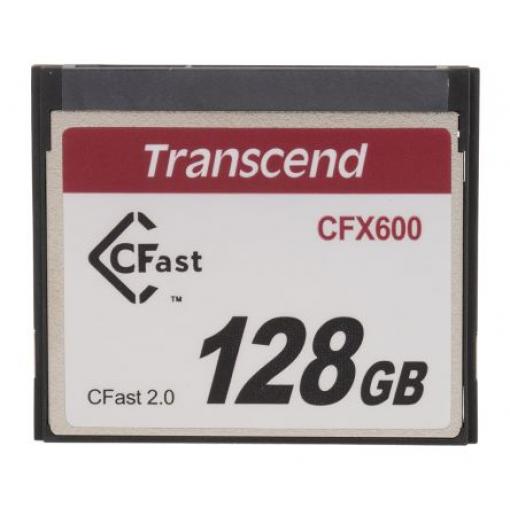 Paměťová karta Compact Flash CFast 128 GB Transcend Ano, model: CFX600 MLC -5 → +70°C