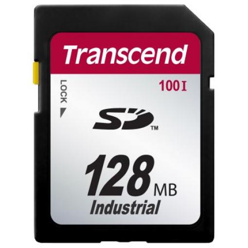 Karta SD SD 128 MB Ano SLC Transcend, řada: Industrial -40 → +85°C