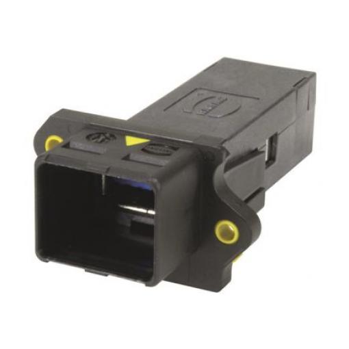 HARTING Konektor USB, řada: HARTING Push Pull Vnitřní, počet portů: 1portový, orientace těla: Rovný USB typu A USB 3.0,
