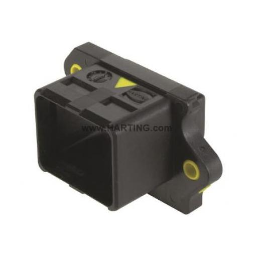HARTING Vodotěsná krytka, řada: HARTING Push Pull, Kompaktní pouzdro, pro použití s: Konektory PushPull RJ45 jack