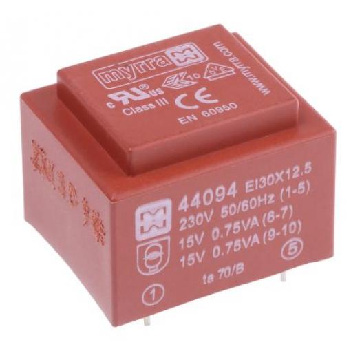 Myrra, sekundární napětí: 15 V ac