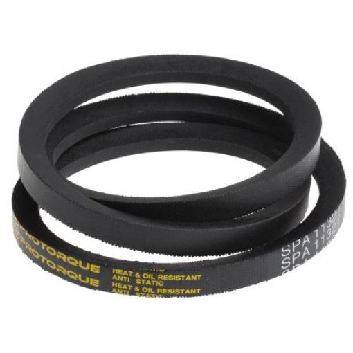 Hnací řemen SPA RS PRO 1132 mm, délka: 1087 mm, Pryž, Polyester 70 °C -40 °C, řada: SPA