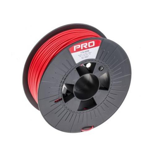 Vlákna pro 3D tiskárny, Červená 2.85 mm 1 kg Odolná kyselina polymléčná RS PRO
