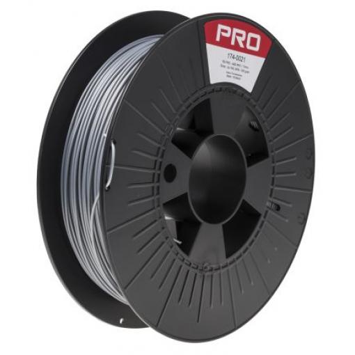 Vlákna pro 3D tiskárny, Stříbrná 1.75 mm 500 g ABS-X RS PRO