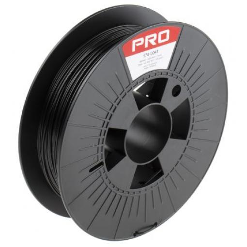 Vlákna pro 3D tiskárny, Černá 1.75 mm 500 g ASA RS PRO