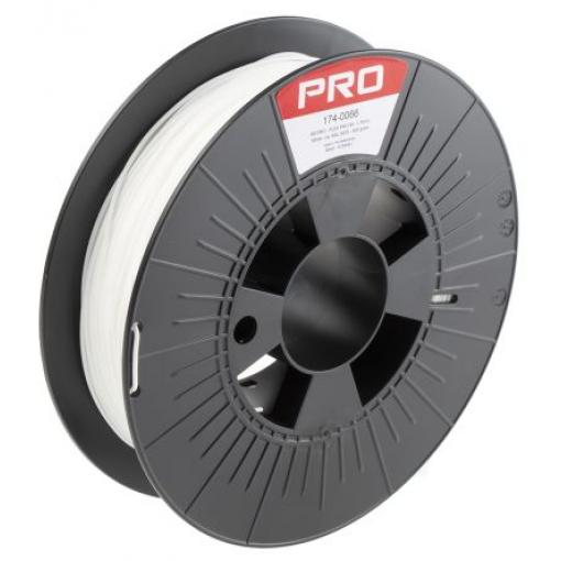 Vlákna pro 3D tiskárny, Bílá 1.75mm 500g TPU 98A RS PRO