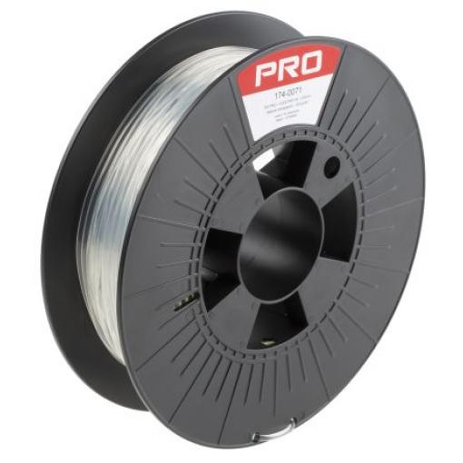 Vlákna pro 3D tiskárny, Průhledná 2.85mm 500g TPU 98A RS PRO