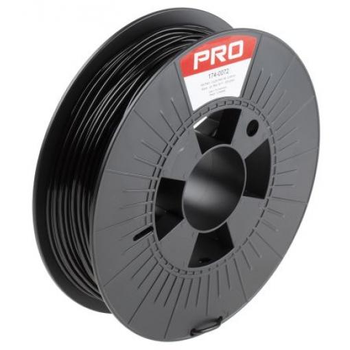 Vlákna pro 3D tiskárny, Černá 2.85mm 500g TPU 98A RS PRO