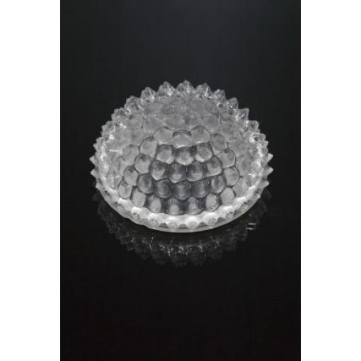 Čočka LED FP15073_ZORYA-SC-B, řada: ZORYA 1cestná Pravoúhlý vyzařování 256 ° 56 mm v prům. Čirá Silikon Kulatý Ledil