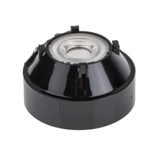 Sada optiky a držáků LED CP15774_CARMEN-S-C, řada: Carmen 1cestná Bodové vyzařování 14 ° 69.5 mm v prům. Černá