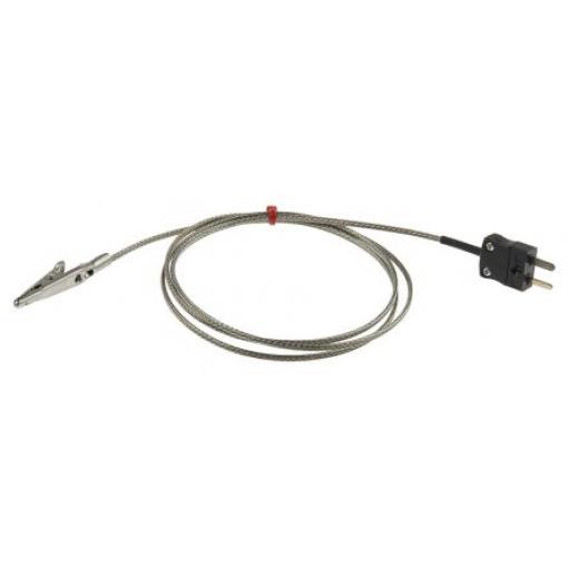 Termočlánek s krokosvorkou 1 m kabel Kalibrováno typ J Nerezová ocel 1 m sonda, -50 °C na 250 °C IEC, RoHS Compliant RS