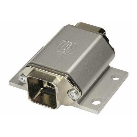 HARTING Napájecí konektor pro vysoké zatížení, řada: 0935 1.75A Samec/samice, orientace těla: Rovný, Nástěnná montáž,