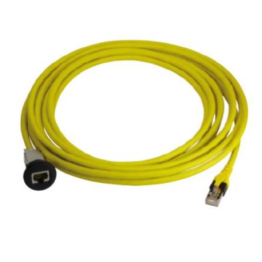 Nástavec RJ, řada: har-Port, počet portů: 1portový Stíněné Zásuvka RJ45/zásuvka RJ45 Kat6, Spojka HARTING
