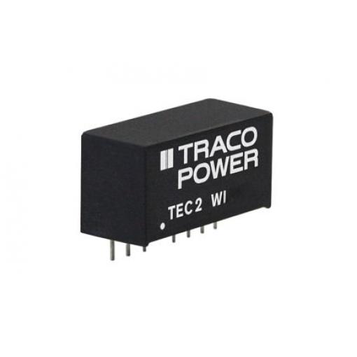 TRACOPOWER Měnič DC/DC TEC 2WI, výstup: 3.3 V dc 1.6 kV dc, Vin 18V dc 500 mA, Vin 4.5V 2 W -40 °C 93 °C Montáž na