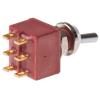 C & K Přepínač IP57 Panel DPDT zap-zap ovládání 7.5 A Pájecí 28 V dc