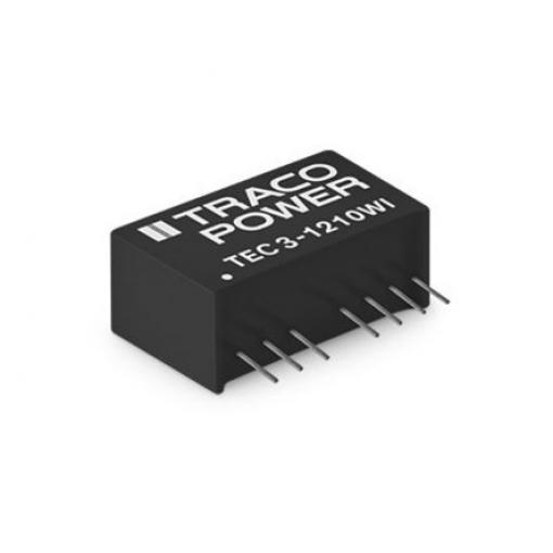 TRACOPOWER Měnič DC/DC TEC 3WI, výstup: 15 V dc 1.6 kV dc, Vin 18V dc 200 mA, Vin 4.5V 3 W -40 °C 90 °C Montáž na plošný