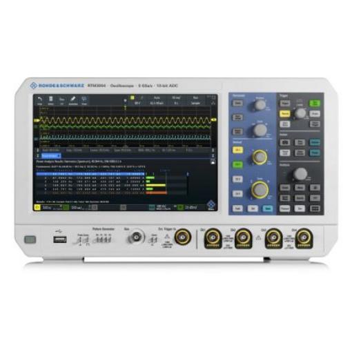 Osciloskop, řada: RTM3000 RTM3K-54 Pracovní stůl 500 MHz Rohde & Schwarz 4 kanálový
