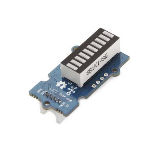 Deska displeje 104020006 Modul, Měřicí lišta LED Seeed Studio LED lišta Grove V2.0 Displej LED s bodovou maticí MY9221