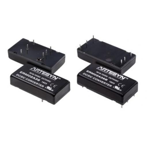 Artesyn Měnič DC/DC ERM, výstup: 24 V dc 3 kV dc, Vin 36V dc 0.41 A, Vin 9V 10 W -40 °C 85 °C Průchozí otvor