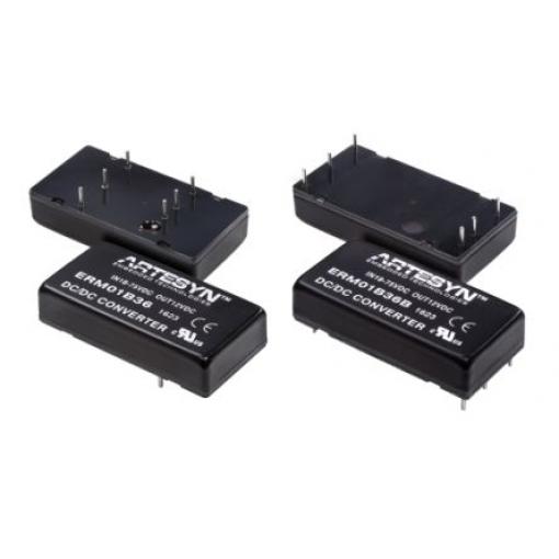 Artesyn Měnič DC/DC ERM, výstup: 15 V dc 3 kV dc, Vin 36V dc 1.33 A, Vin 9V 20 W -40 °C 85 °C Průchozí otvor
