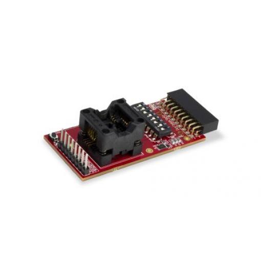 Socket Card, ATAES132A, ATECC108A/508A, ATSHA204A, Volicí přepínač rozsahu 1 až 8 bitů, Mikrokontrolér, Crypto
