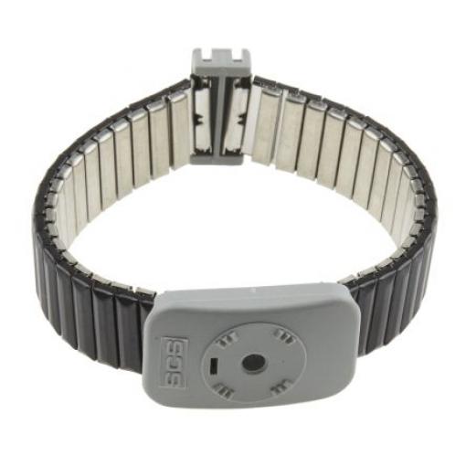 SCS Zápěstní páska pro ESD zemnění Zástrčka 3,4 mm zásuvný modul