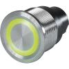 Schurter Kapacitní spínač, Blokování, Kapacitní, výstup: Relé OptoMOS, Západkový, Okamžitý Osvětlené, barva LED: RGB,