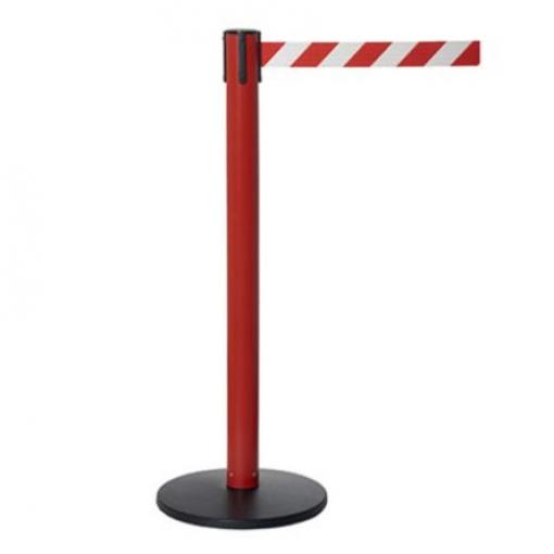 354 Bílá Zasunovací zábrana, Bílá 955mm Plast 64mm Ø 354 (Base) mm, 63.5 (Tube) mm výška 955mm, šířka: 354 (Base)mm