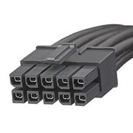 Kabel pro připojení k desce 10 1 m Vnitřní, řada: 45136 Molex Mega-Fit 10 Vnitřní Mega-Fit