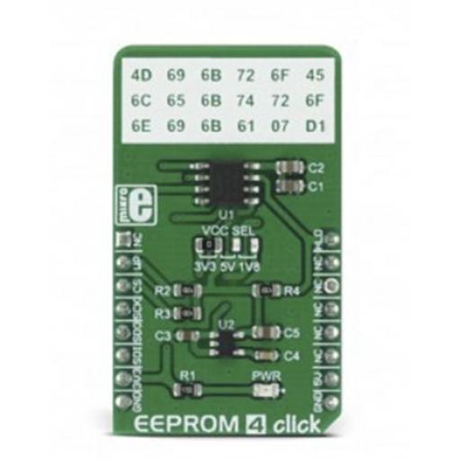 Komunikační a bezdrátový vývojový nástroj AT25M02 Click deska EEPROM 4 MikroElektronika, klasifikace: Deska mikroBus