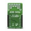 Komunikační a bezdrátový vývojový nástroj pro I2C MICRF114 Bezdrátové OOK TX Click MikroElektronika, pro použití s:
