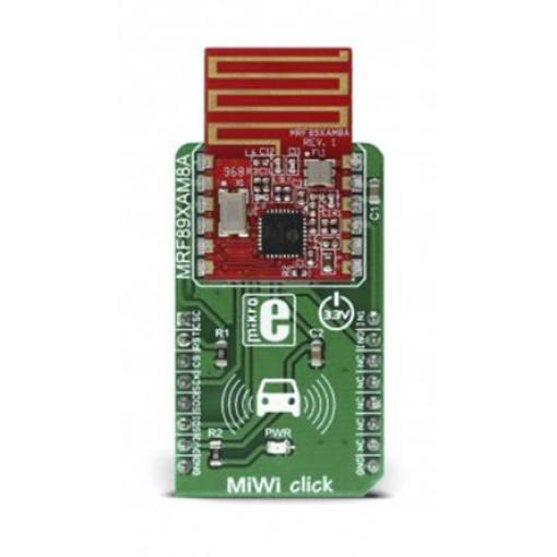 Komunikační a bezdrátový vývojový nástroj pro GPIO, SPI MRF89XAM8A Wi-Fi, GSM, LTE, ISM, Sigfox, UWB, NB-IoT, Bluetooth,