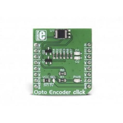 Komunikační a bezdrátový vývojový nástroj TCUT1600X01 Opto Encoder Click MikroElektronika, klasifikace: Deska mikroBus